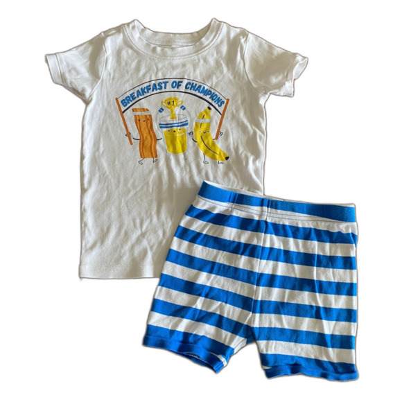 Old Navy Breakfast Theme Pajama Set 5T - Picture 1 of 11